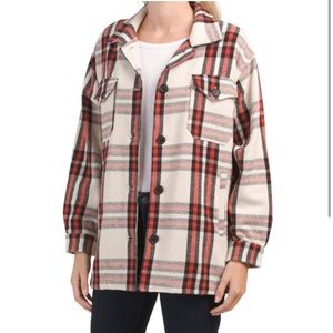 Lucky brand plaid shacket